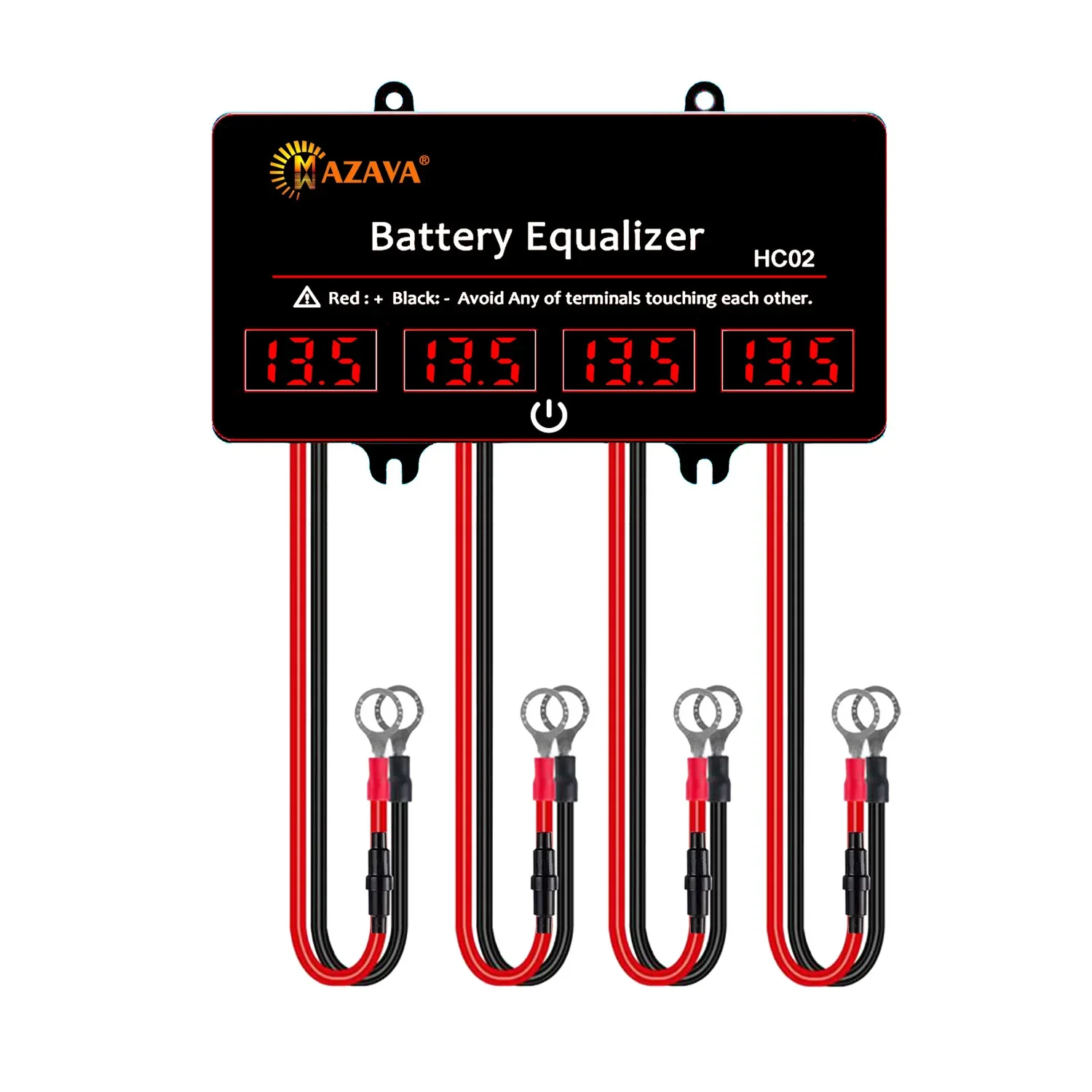 MAZAVA HC01 HC02 24V 48V Touch Switch Battery Equalizer Batteries Voltage balancer 4P Active Lead Acid Battery Controller