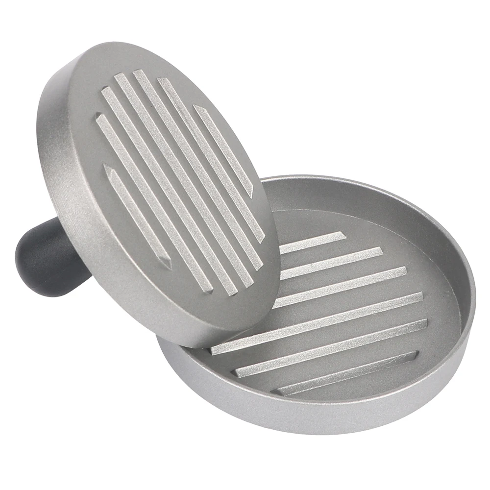 Household Food Mold Kitchen Gadgets Round Hamburger Mold BBQ Hamburger Meat Beef Pie Burger Meat Press Aluminum Alloy