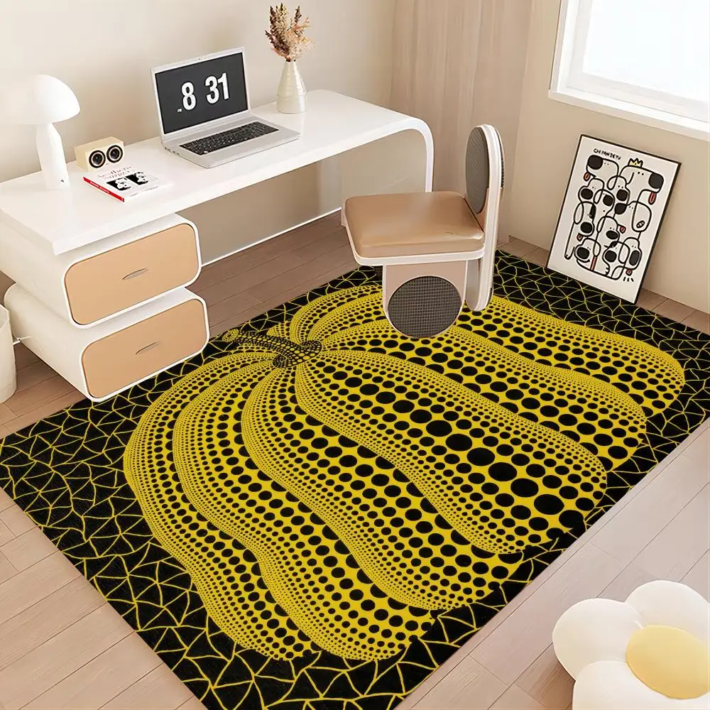 Yayoi Kusama Floor Mat Bath Mat Nordic Style Home Doormat Bathroom-Toilet Mats Bedroom Welcome Doormat