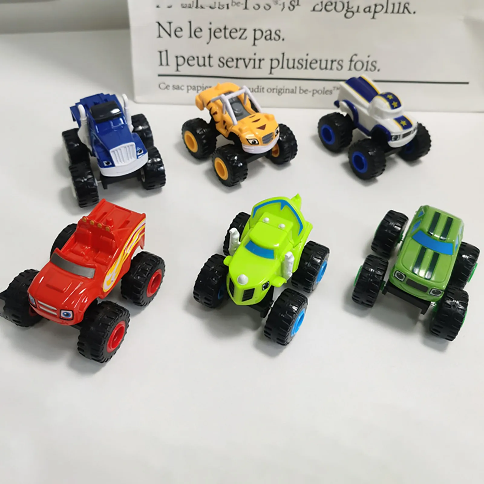 Classic Blaze Cars Model Inertia Diecast Vehicles Racing Figure Blaze Toys for Children Monsters Truck Machines Car Toy Kids