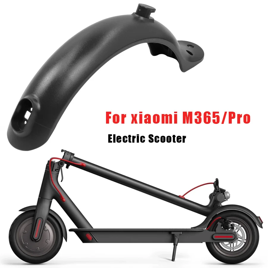 Rear Fender for Xiaomi M365/Pro/Mijia Mi 1S Electric Scooter Skateboard Short Ducktail Rear Mudguard Back Wing Taillight parts