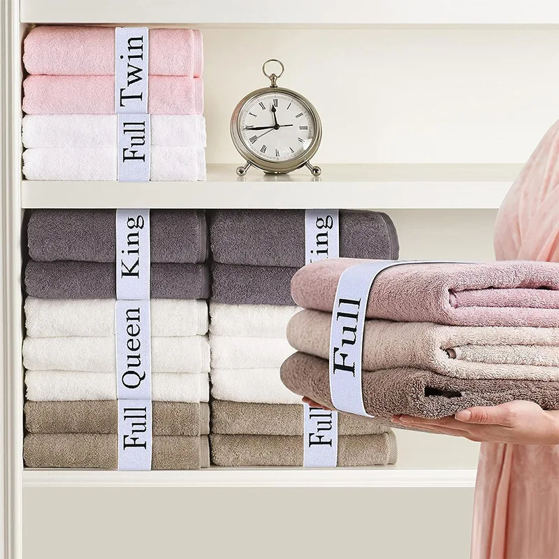 4Pcs Elastic Bedsheets Bands Bed Sheet Clothes Storage Organizer Sheet Closet Organization Labels Letter Sheet Straps