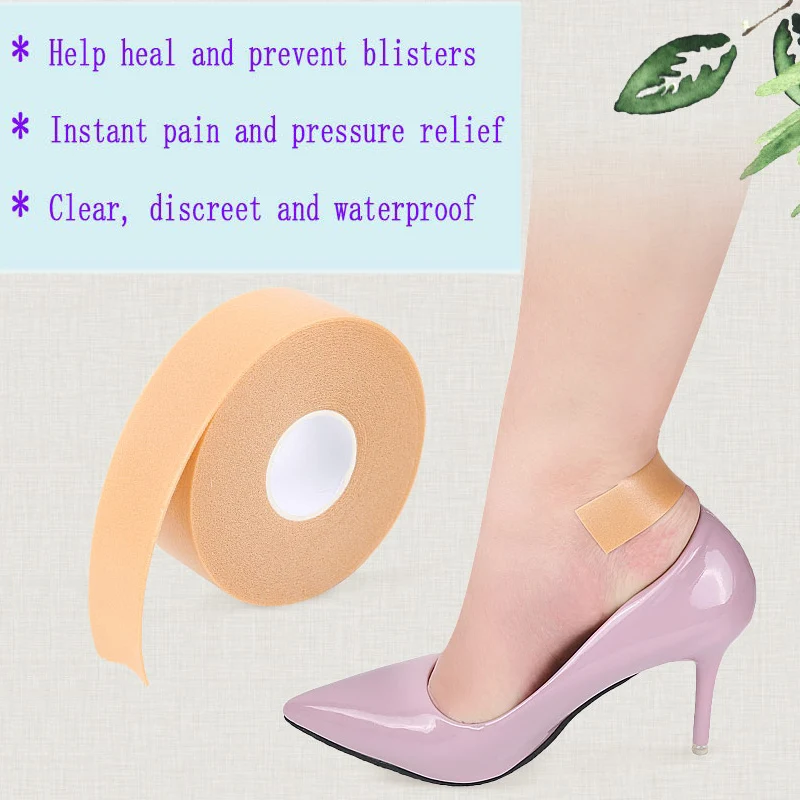 Pexmen 1Pcs 2.5X450cm Moleskin Tape Adhesive Pad Blister Prevention Anti-wear Heel Protector Sticker Prevent Skin Feet Chafing