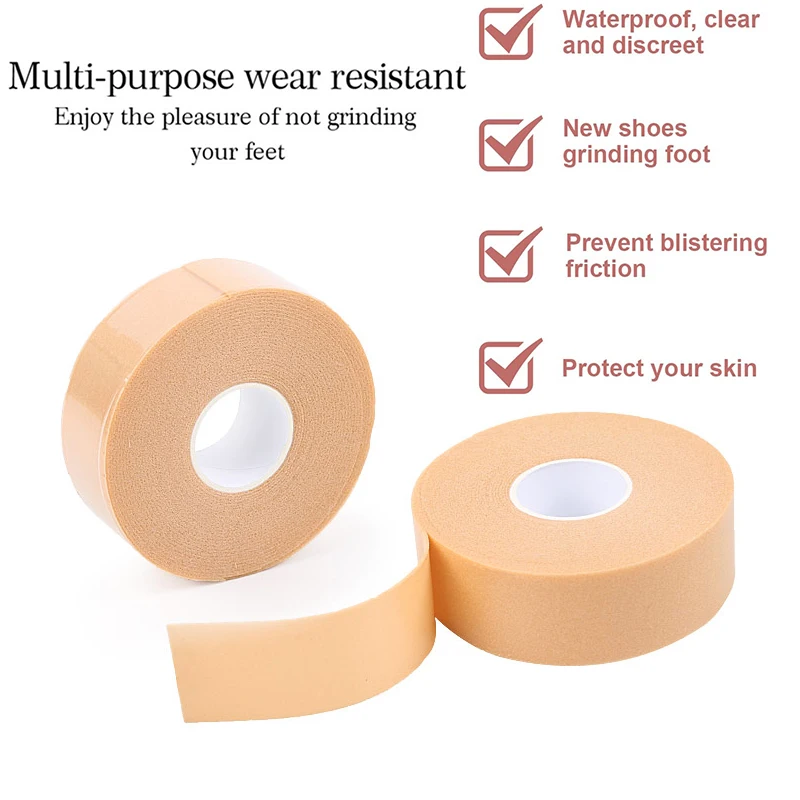 Pexmen 1Pcs 2.5X450cm Moleskin Tape Adhesive Pad Blister Prevention Anti-wear Heel Protector Sticker Prevent Skin Feet Chafing