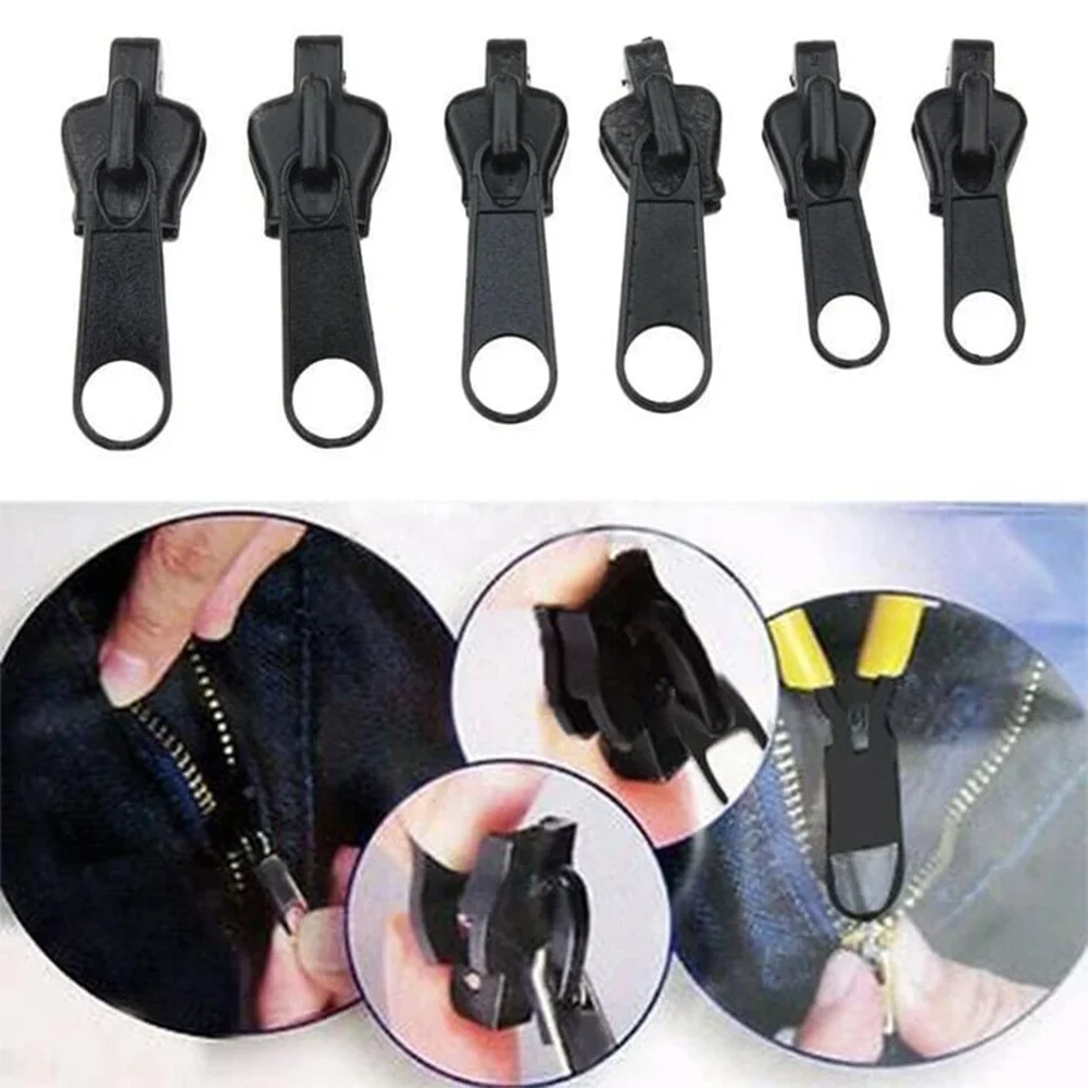 Zipper Repair Kit Universal Instant Zipper Repair Replacement Zipper Sliding Teeth Rescue Zip Fastener For 3 Different Size