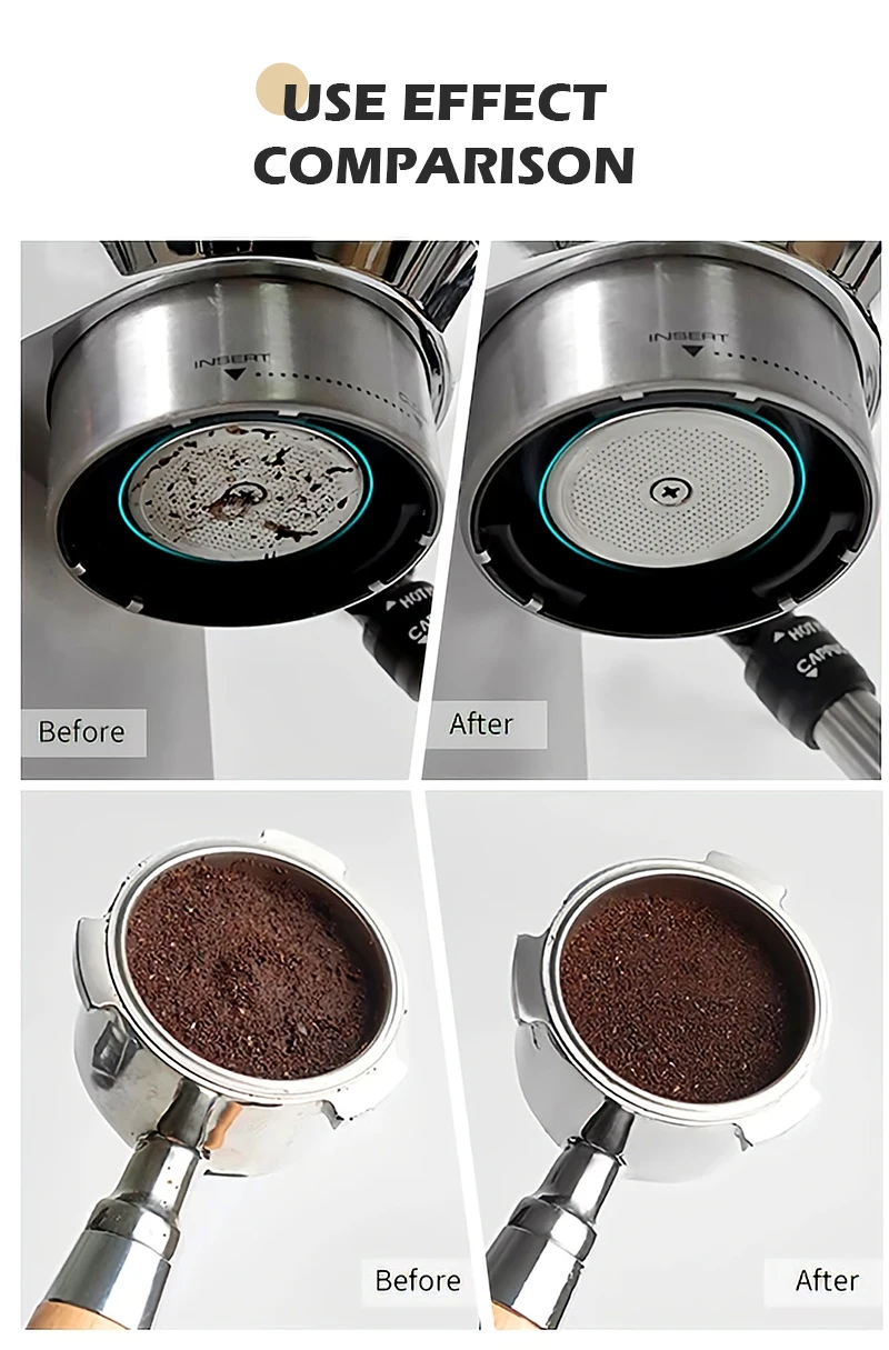 Coffee Filter Paper Espresso Paper Filters 51mm 53mm 58mm 100pcs Puck Screen For Delonghi Breville Portafilter Machine Tools
