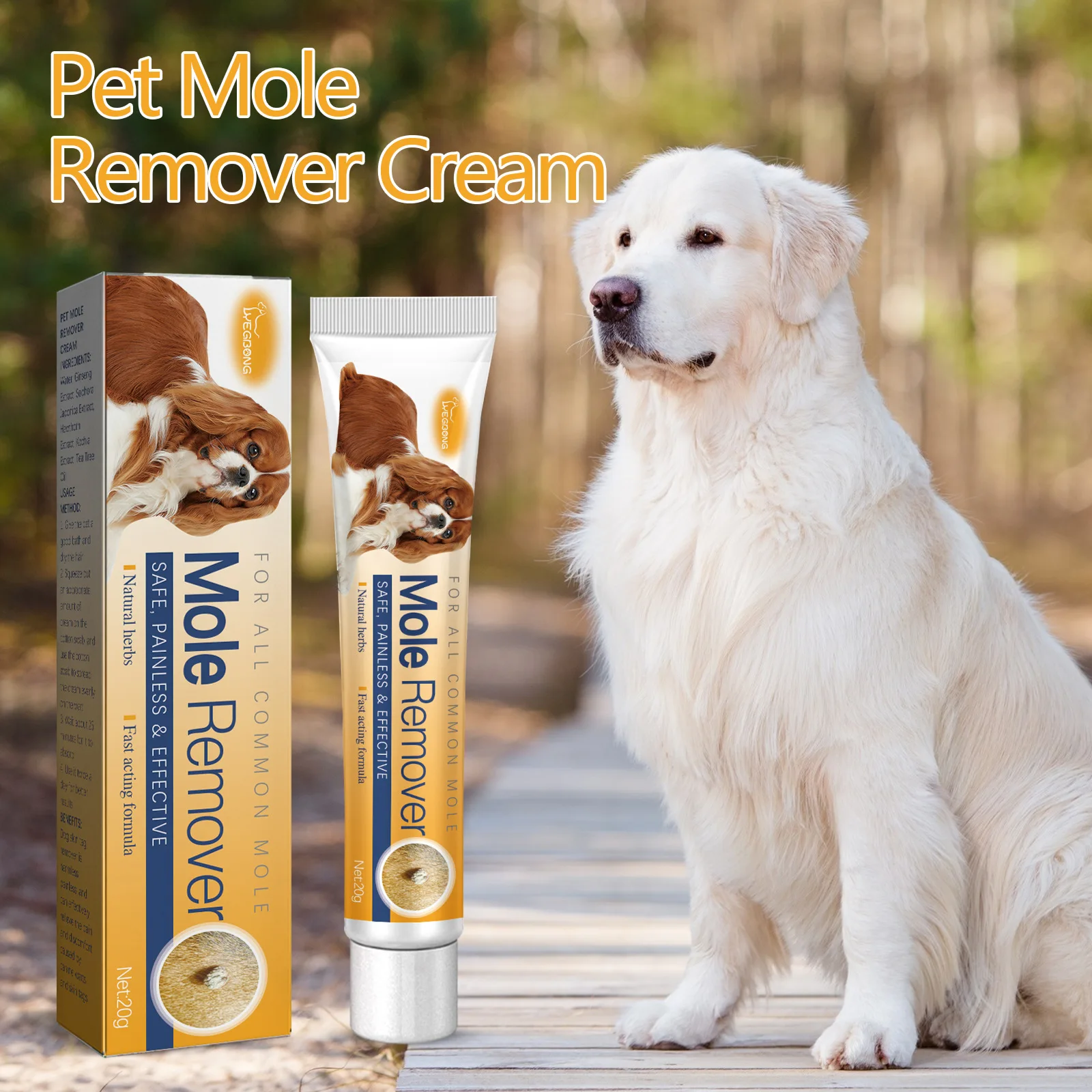 Pet Removal Wart Cream Diminish Skin Moles Corns Nourish Skin Wart Treatment Alleviate Discomfort No Irritation Pet Repair Cream
