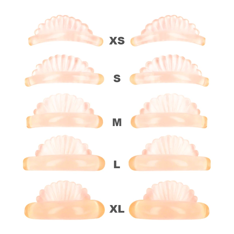 5 Pair 5 Size Lash Lift Silicone Pads Eyelash Perm 3D Curler Eye Patches Applicator Tools Eyelashes Extension Accessories