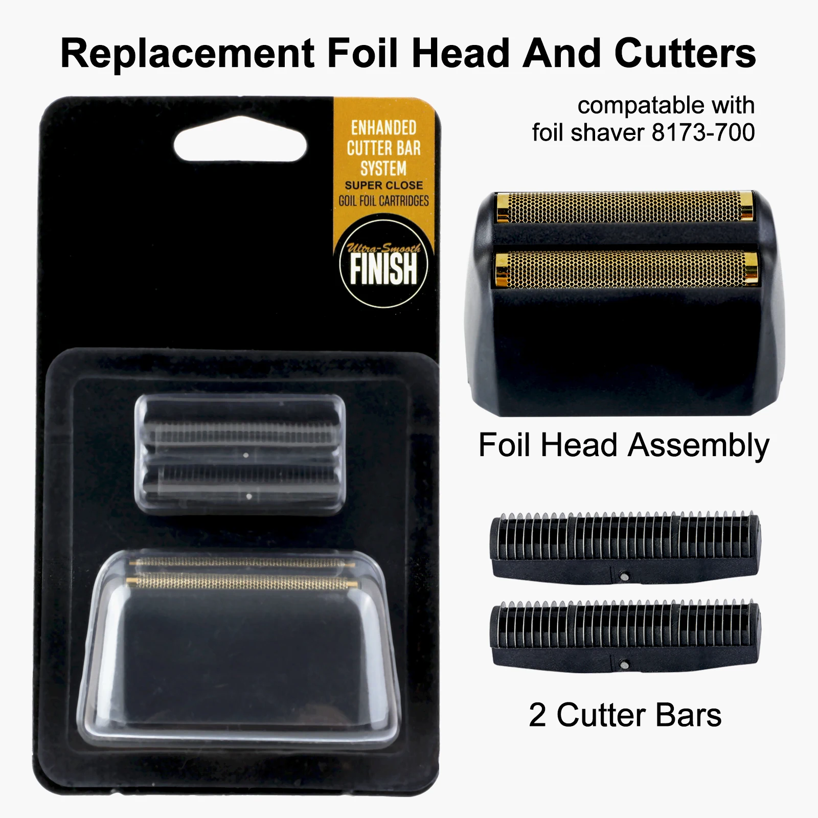 Professional Electric Shaver Cutter Head Replacement Foil And Blade For Wahl 8164 5 Star Service Hair Clipper Barber Accessories