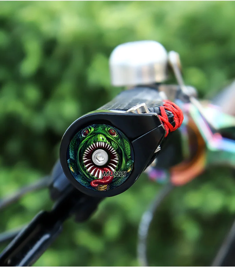 MUQZI Handlebar End Plugs MTB Road Folding Bike Handle Bar End Cap Aluminum Alloy Handlebar Grip Cover Bicycle Accessories
