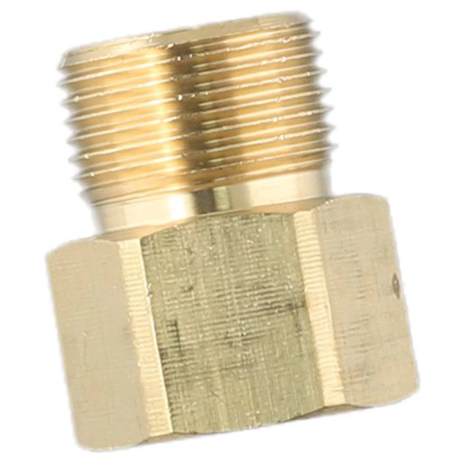 Metric Adapter M22 15mm Male Thread To M22 14mm Female Pressure Washer Gun Hose Connector Brass Fitting Garden Parts