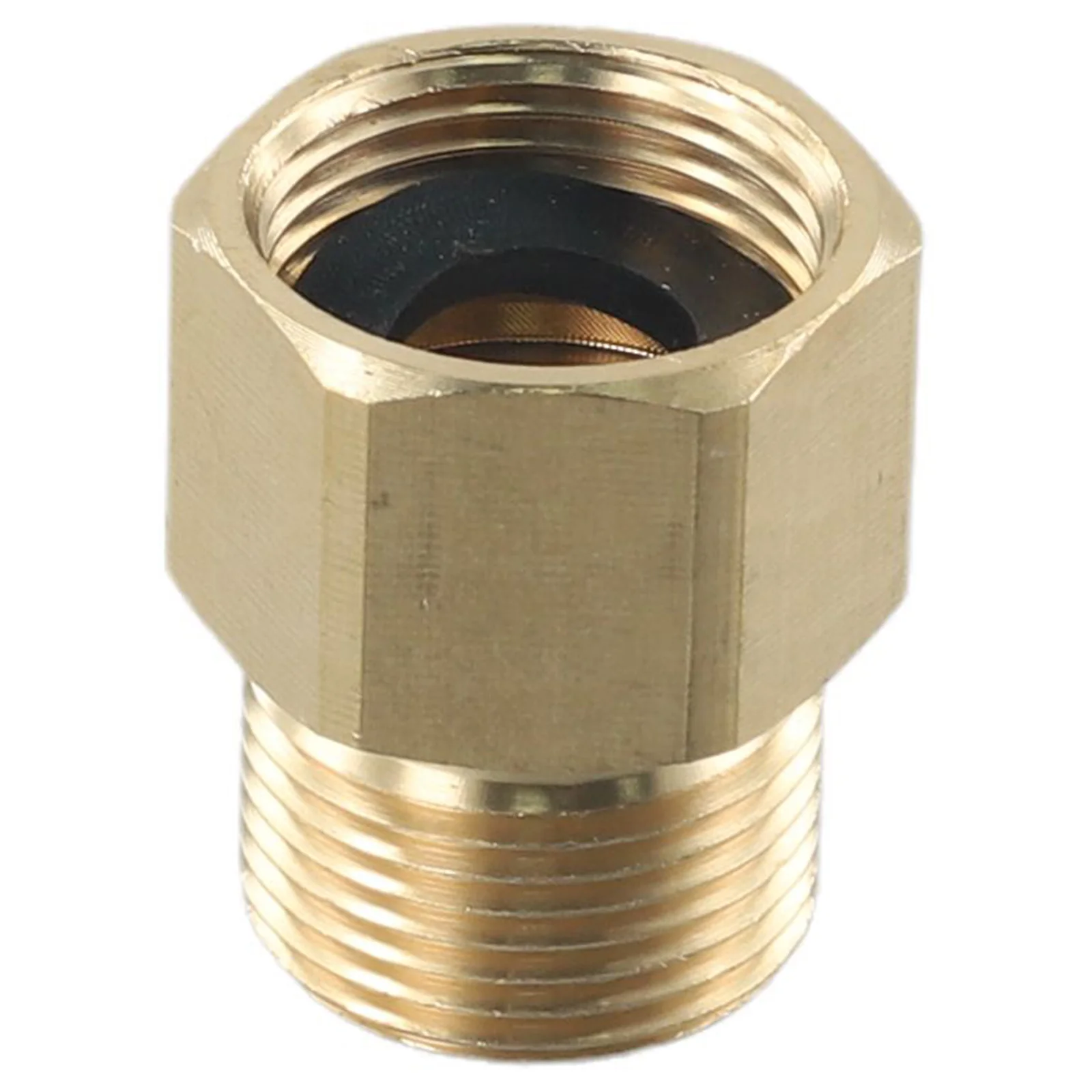 Metric Adapter M22 15mm Male Thread To M22 14mm Female Pressure Washer Gun Hose Connector Brass Fitting Garden Parts
