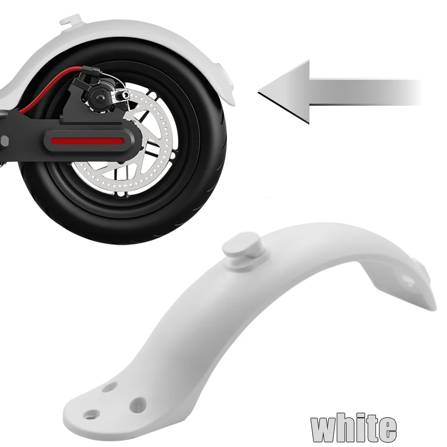 For Xiaomi Mijia MI M365 1S M187 Pro E-Scooter Tire Splash Fender with Rear Taillight Front Back Guard Mudguard screw line Parts