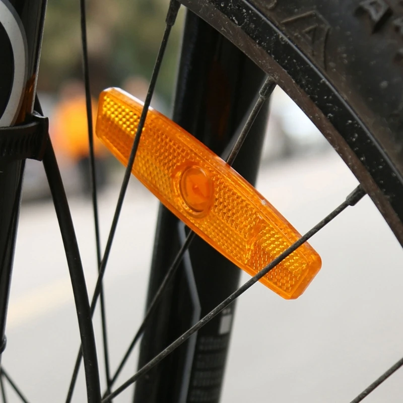 8 Pieces Bike Reflectors Bike Wheel Reflectors Spoke Reflector Bike Safety Warning Reflector Bike Tire Reflector