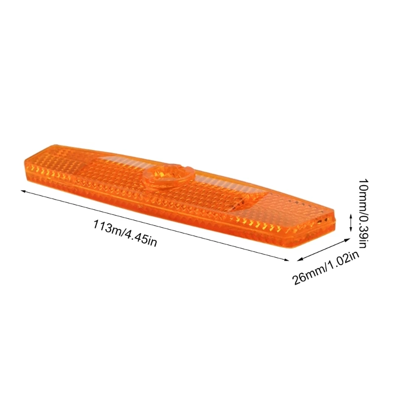 8 Pieces Bike Reflectors Bike Wheel Reflectors Spoke Reflector Bike Safety Warning Reflector Bike Tire Reflector