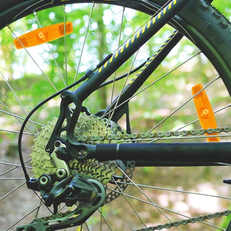 8 Pieces Bike Reflectors Bike Wheel Reflectors Spoke Reflector Bike Safety Warning Reflector Bike Tire Reflector