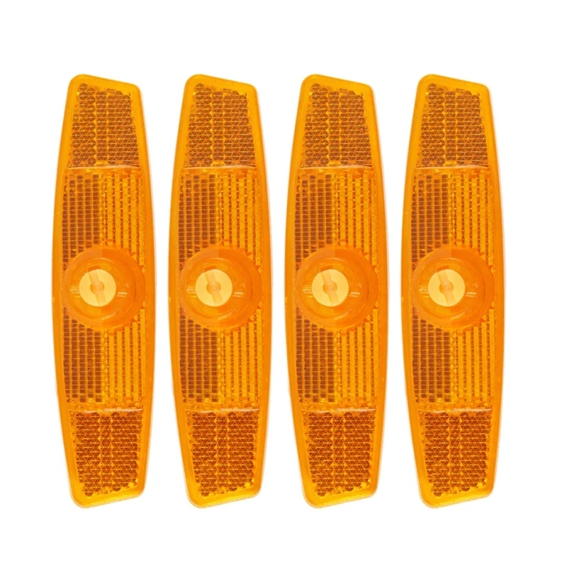 8 Pieces Bike Reflectors Bike Wheel Reflectors Spoke Reflector Bike Safety Warning Reflector Bike Tire Reflector