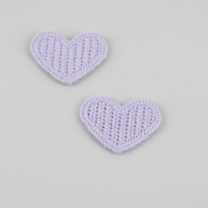 10/30pc Love DIY Heart Embroidered Fabric Stickers Accessories Earrings Bags Shoes Decorations Patches Clothing Accessories