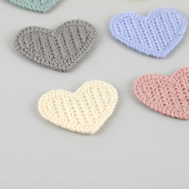 10/30pc Love DIY Heart Embroidered Fabric Stickers Accessories Earrings Bags Shoes Decorations Patches Clothing Accessories