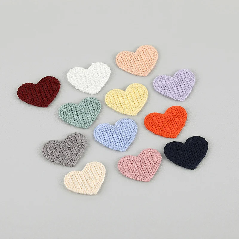 10/30pc Love DIY Heart Embroidered Fabric Stickers Accessories Earrings Bags Shoes Decorations Patches Clothing Accessories