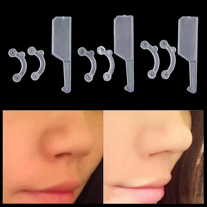 6PCS 3*Sizes Beauty Nose Up Lifting Bridge Shaper Massage Tool No Pain Nose
