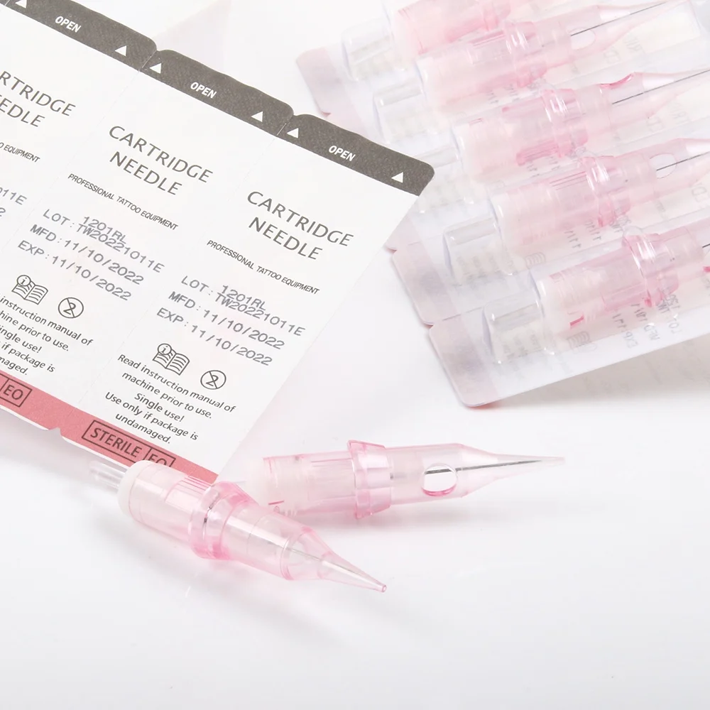 10/20/50/100pcs 1RL 3RL 3RL 7RL Practice Drawing for Motor PMU Tattoo Pen Grip Cartridge Needles Supplies