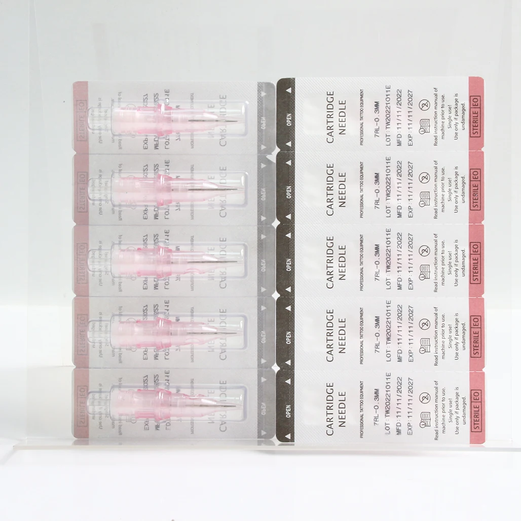 10/20/50/100pcs 1RL 3RL 3RL 7RL Practice Drawing for Motor PMU Tattoo Pen Grip Cartridge Needles Supplies