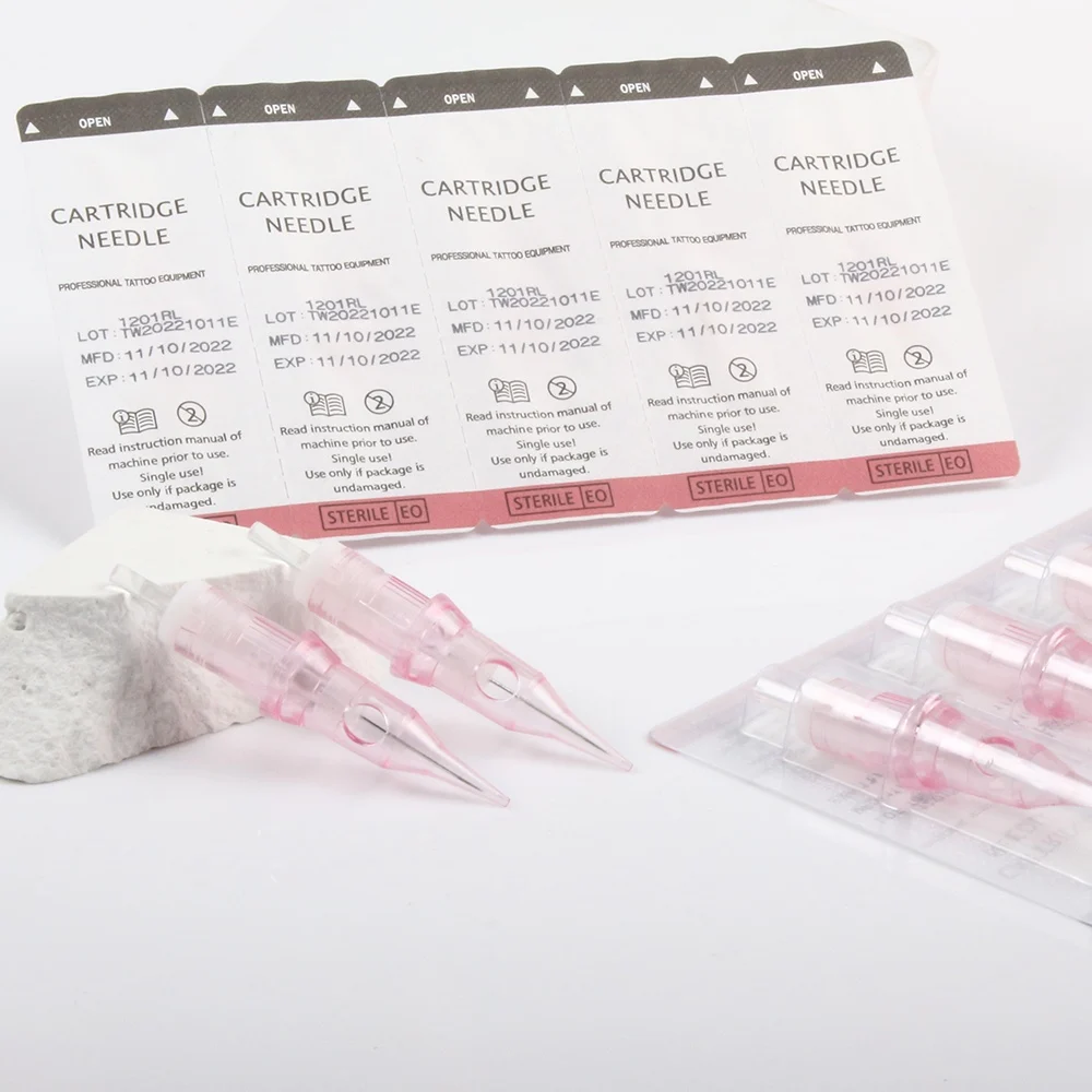 10/20/50/100pcs 1RL 3RL 3RL 7RL Practice Drawing for Motor PMU Tattoo Pen Grip Cartridge Needles Supplies