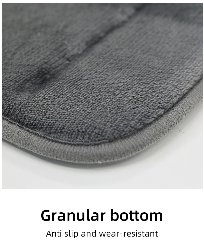 Bathroom Coral Velvet Anti-skid Mat,Quick Water Absorption,Dry Machine Washing,Toilet Mat,SoftComfortable, Easy Mat Bathroom Use