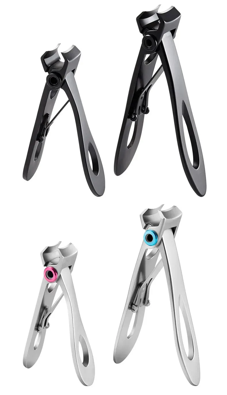 Stainless Steel Nail Clippers Cutter Trimmer Manicure Scissors Thick Hard Toenail Fingernail Pedicure Tools
