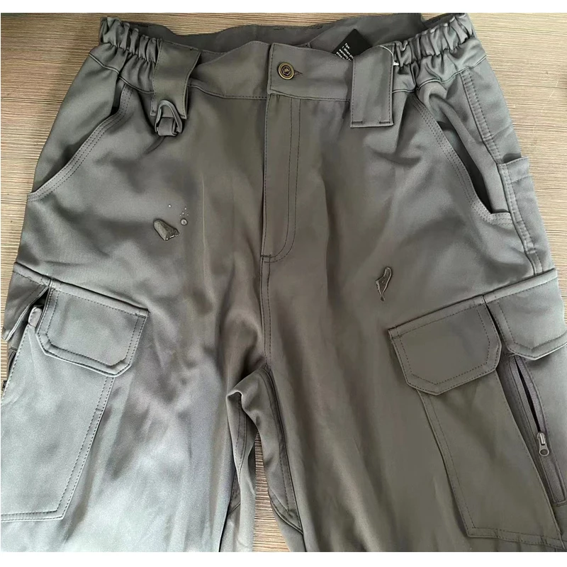 Men's Spring Autumn City Cargo Elastic Pants Trekking Hiking Camping Climbing Running Sports Cycling Work Outdoor Trousers