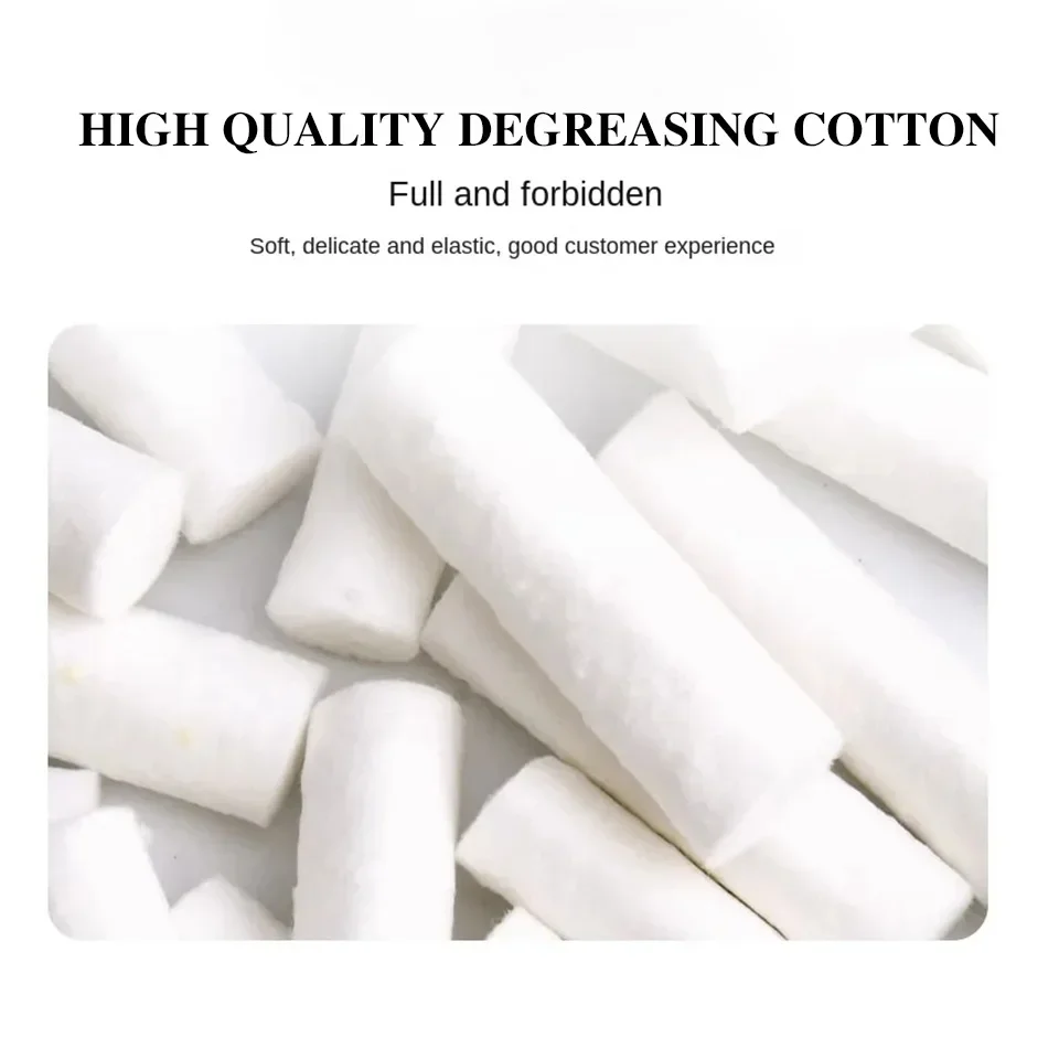 100PCS/box Disposable Lip Tattoo Skin Stretching Cotton Stick With Box Semi-Permanent Makeup Lip Embroidery Blush Recovery Tools