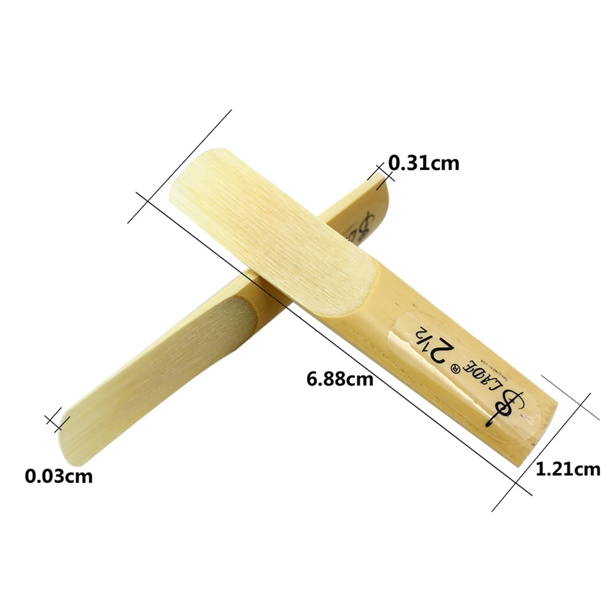 10Pcs/Set Bb Clarinet Reeds Traditional Bamboo Reed Strength 1.5/2.0/2.5/3.0/3.5 Woodwind Instrument Accessories Clarinet Parts
