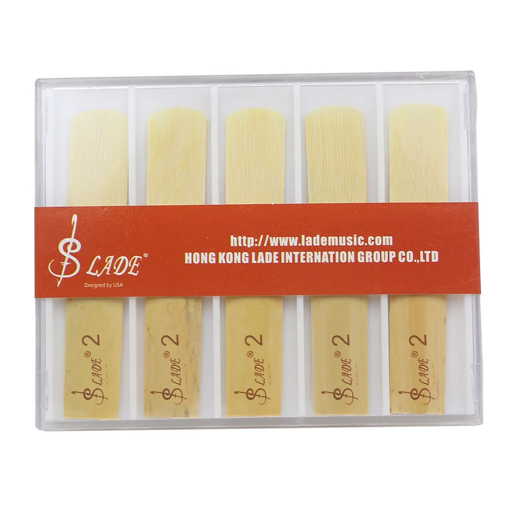 10Pcs/Set Bb Clarinet Reeds Traditional Bamboo Reed Strength 1.5/2.0/2.5/3.0/3.5 Woodwind Instrument Accessories Clarinet Parts