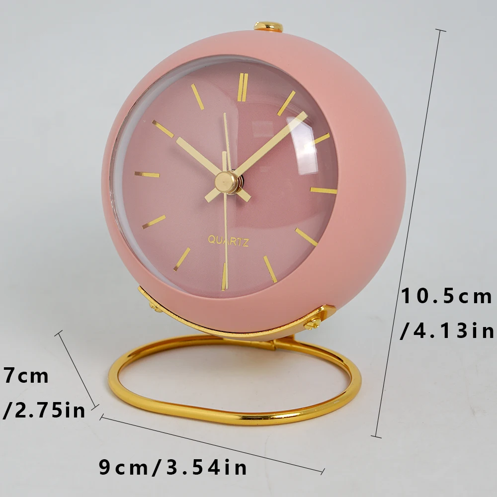 Nordic Creative Electronic Desk Clock, Minimalist Children's Alarm Clock, New Desktop Bedside Student Silent Luminous Pointer