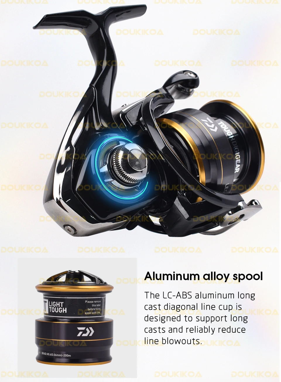 2021 DAIWA LEGALIS CS LT Fishing reel 2000/2500/3000C/4000C Light body 6+1BB LC-ABS Metail Spool 5-12KG Power Ultraleve185g-325g