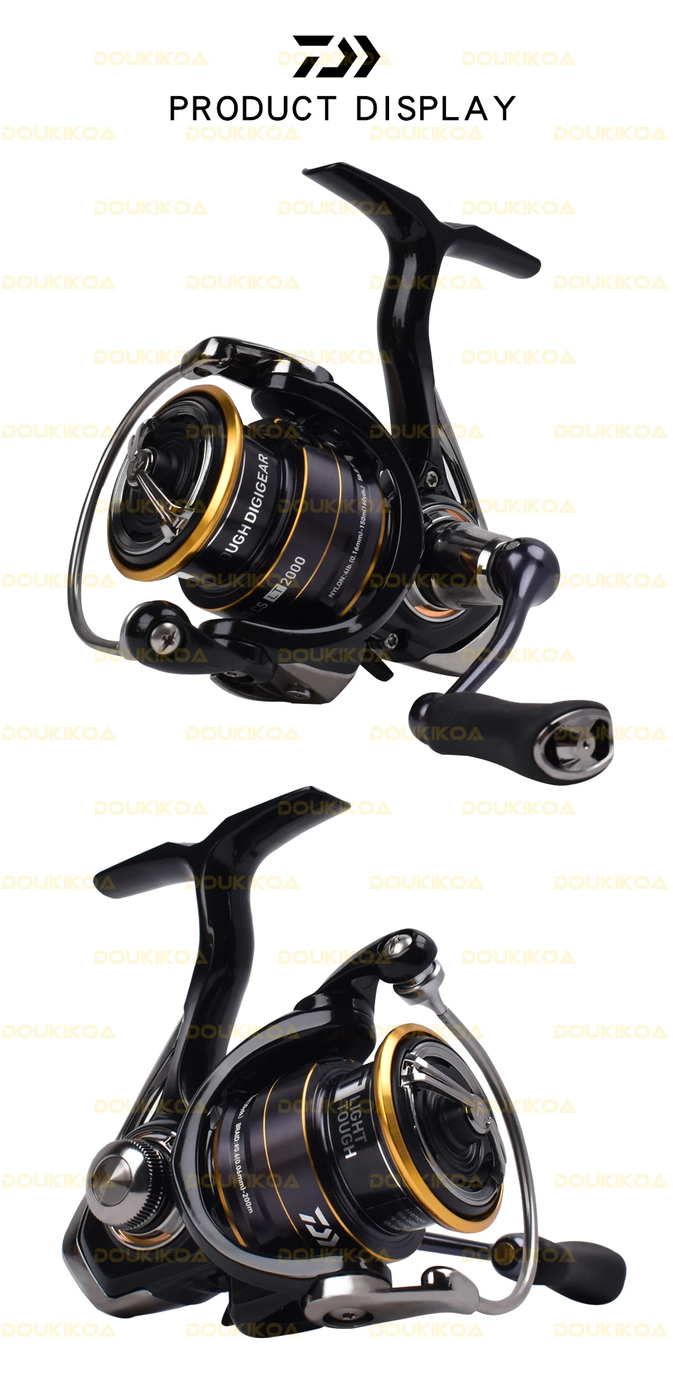 2021 DAIWA LEGALIS CS LT Fishing reel 2000/2500/3000C/4000C Light body 6+1BB LC-ABS Metail Spool 5-12KG Power Ultraleve185g-325g
