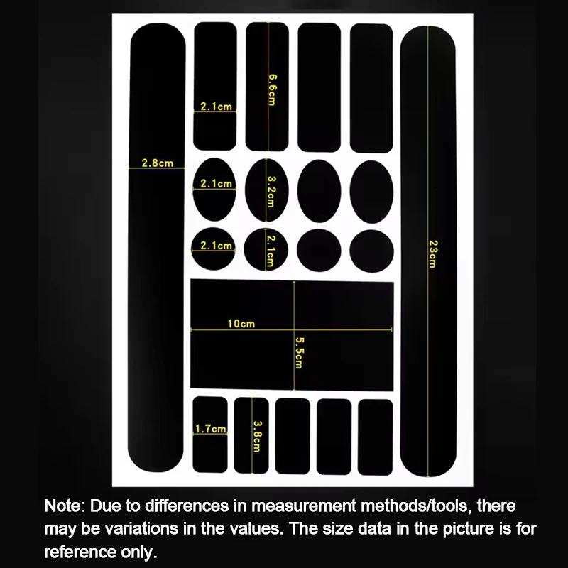 Bicycle Sticker Chain Guard Stickers MTB Road Bike Frame Fork Anti-Rub Protection Safety Tape Film Anti-scratch Bicycle Stickers