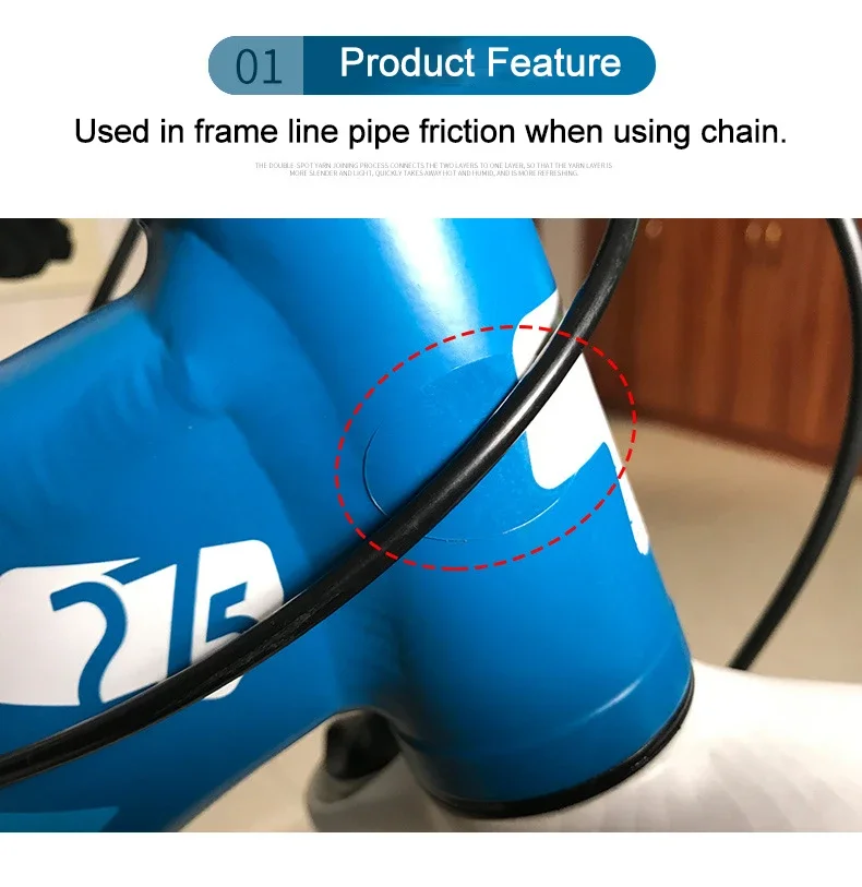 Bicycle Sticker Chain Guard Stickers MTB Road Bike Frame Fork Anti-Rub Protection Safety Tape Film Anti-scratch Bicycle Stickers