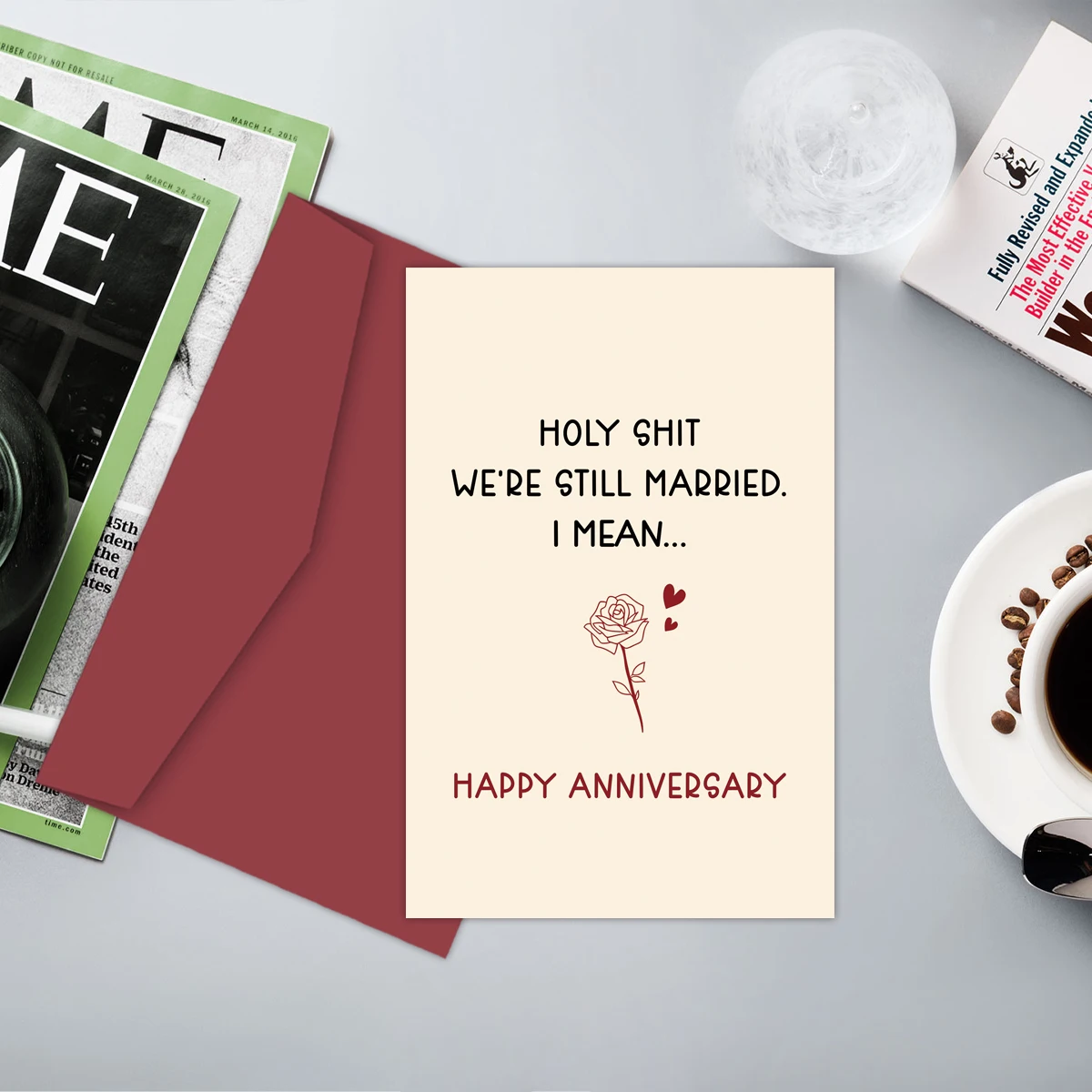 1PC Funny Anniversary Card,I Promise to Always Be by Your Side,Birthday Card for Husband Boyfriend,Valentines Day for Him Her