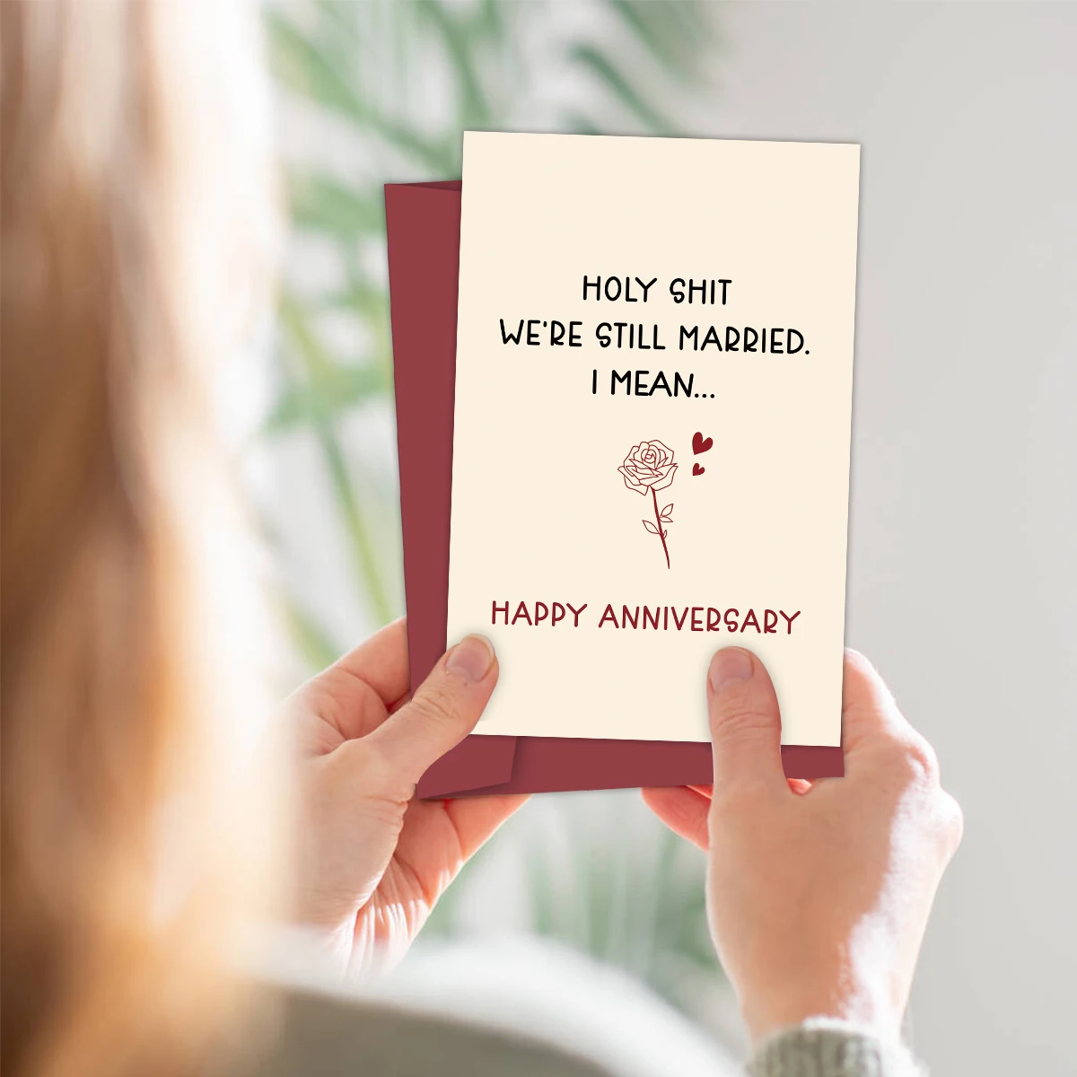 1PC Funny Anniversary Card,I Promise to Always Be by Your Side,Birthday Card for Husband Boyfriend,Valentines Day for Him Her