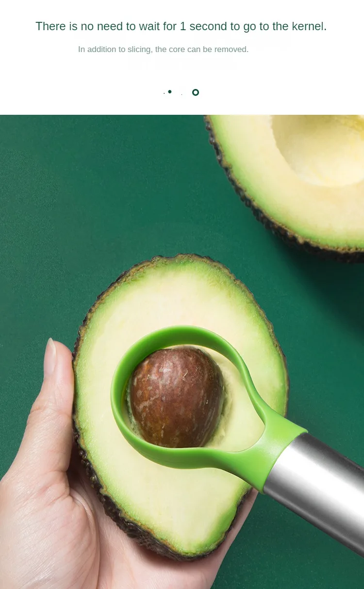 Avocado Knife Gadget Stainless Steel Cutter Kitchen Gadgets Fruit Cutting Artifact All for Kitchen and Home Dragon Fruit Slices
