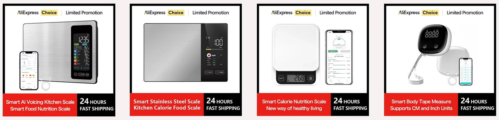 5kg/0.1g/1g Smart Kitchen Scales Nutrition Scale Smart Food Calories Scale Cook Bake Digital Scale with Nutrition Calculator APP
