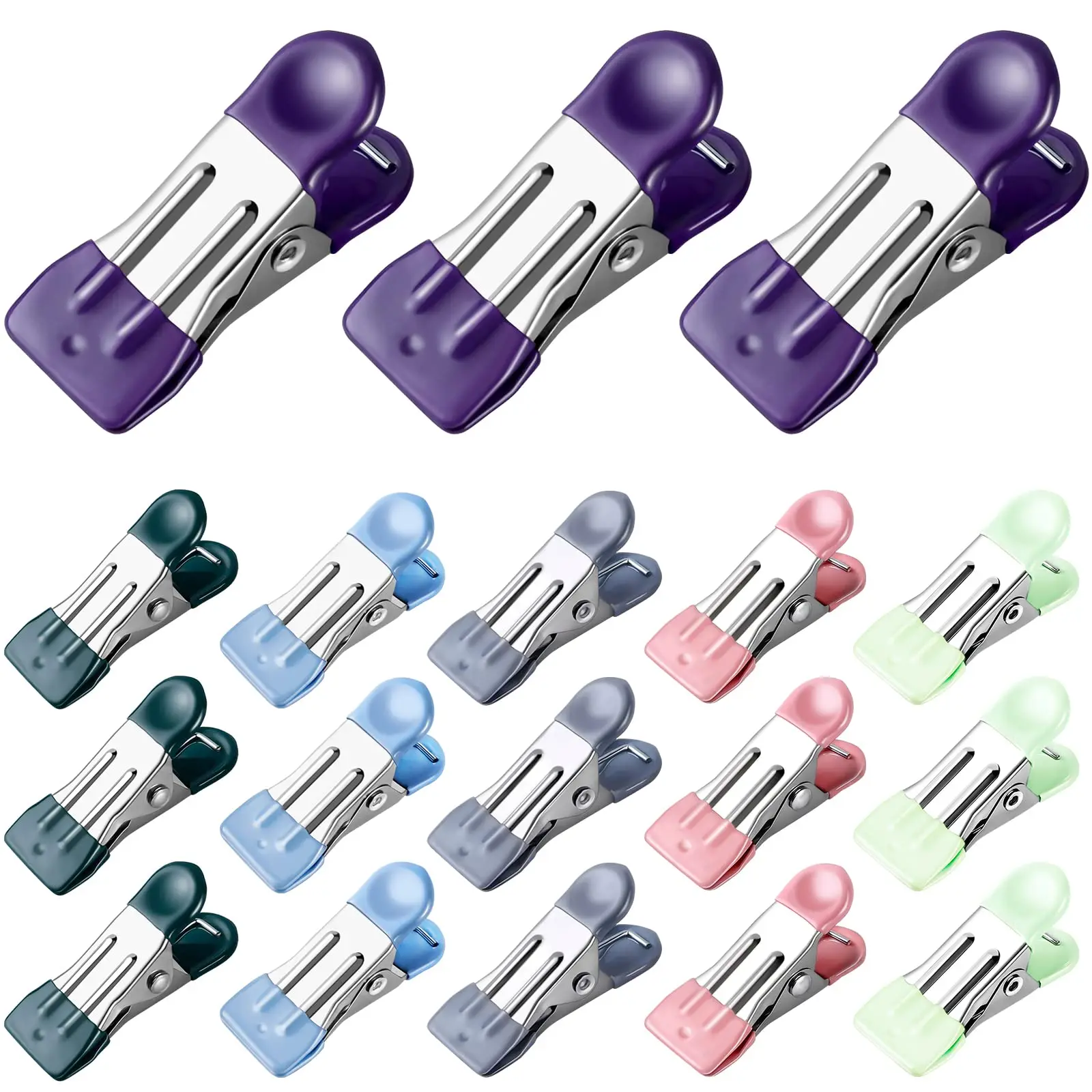 Heavy Duty Clothes Pins for Hanging Clothes,Stainless Steel Strong Clips for Crafts,Beach Towel,Kitchen Sock,Fabri