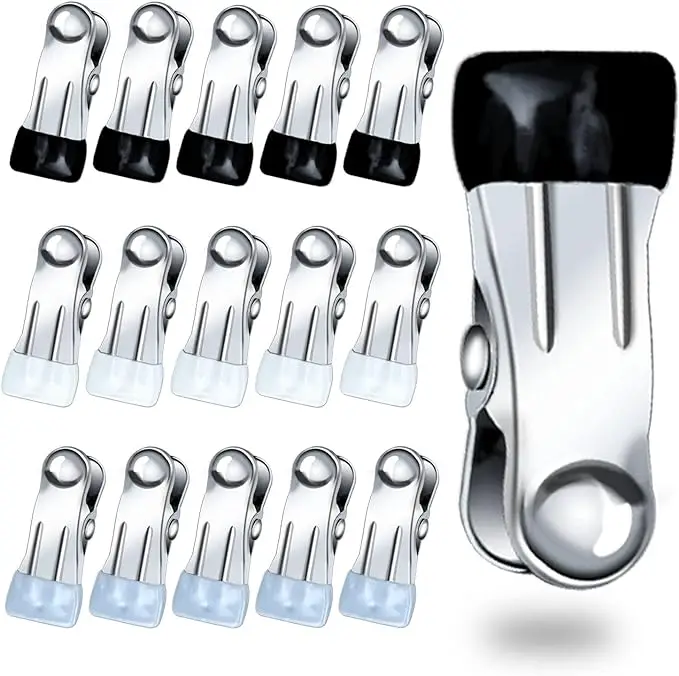 Heavy Duty Clothes Pins for Hanging Clothes,Stainless Steel Strong Clips for Crafts,Beach Towel,Kitchen Sock,Fabri