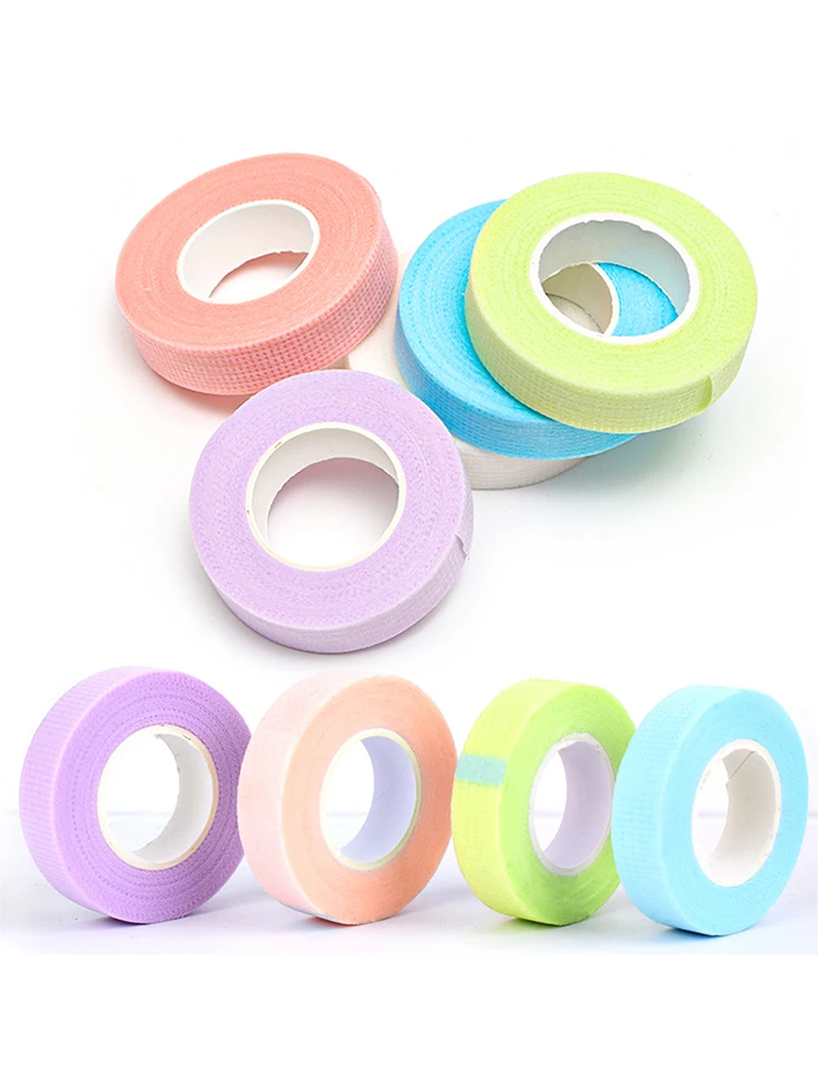 OKAYLASH 4Pcs/lot Eyelash Extension Tape Breathable Medical Non-woven Adhesive Tape Eyelash Patch Tapes Cutter Cutting Tool