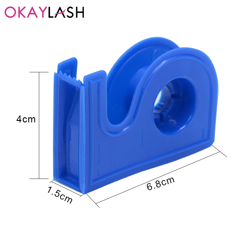 OKAYLASH 4Pcs/lot Eyelash Extension Tape Breathable Medical Non-woven Adhesive Tape Eyelash Patch Tapes Cutter Cutting Tool
