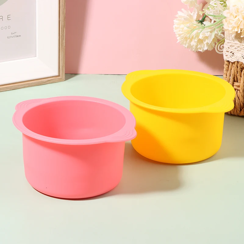 Wax Warmer Heat-resisting Replacement Silicone Bowls Hair Removal Wax With Stirring Stick Non-Stick Pan Hair Removal Beauty