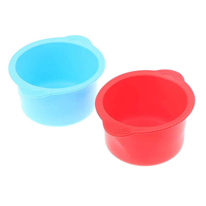 Wax Warmer Heat-resisting Replacement Silicone Bowls Hair Removal Wax With Stirring Stick Non-Stick Pan Hair Removal Beauty