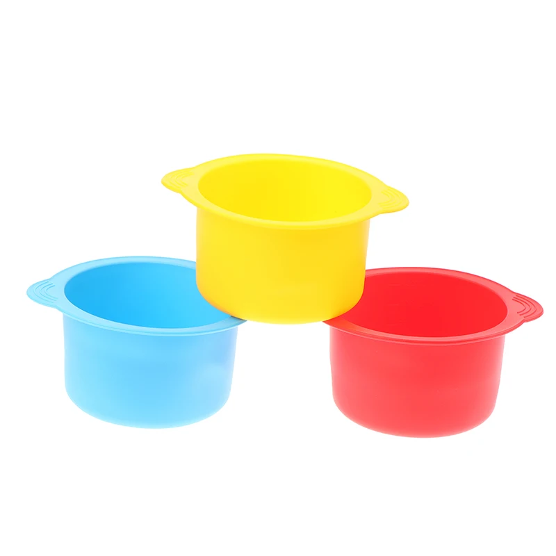 Wax Warmer Heat-resisting Replacement Silicone Bowls Hair Removal Wax With Stirring Stick Non-Stick Pan Hair Removal Beauty